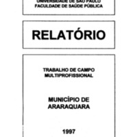 Relatório do trabalho de campo multiprofissional do Município de Araraquara